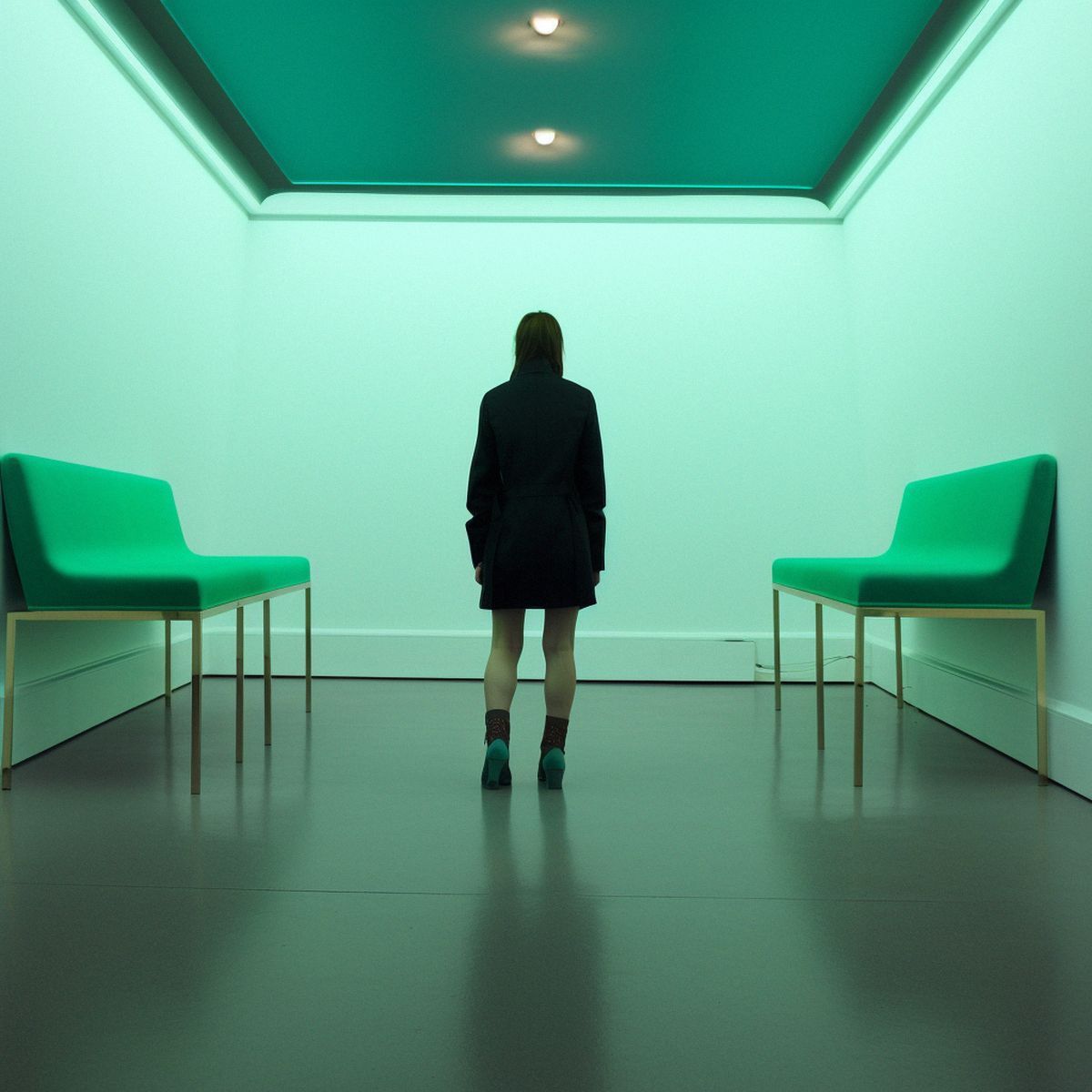 Two legs abandoned at a Damien Hirsts dull solo show at n
