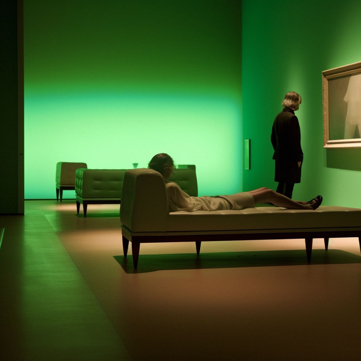 Two legs abandoned at a Damien Hirsts dull solo show at n