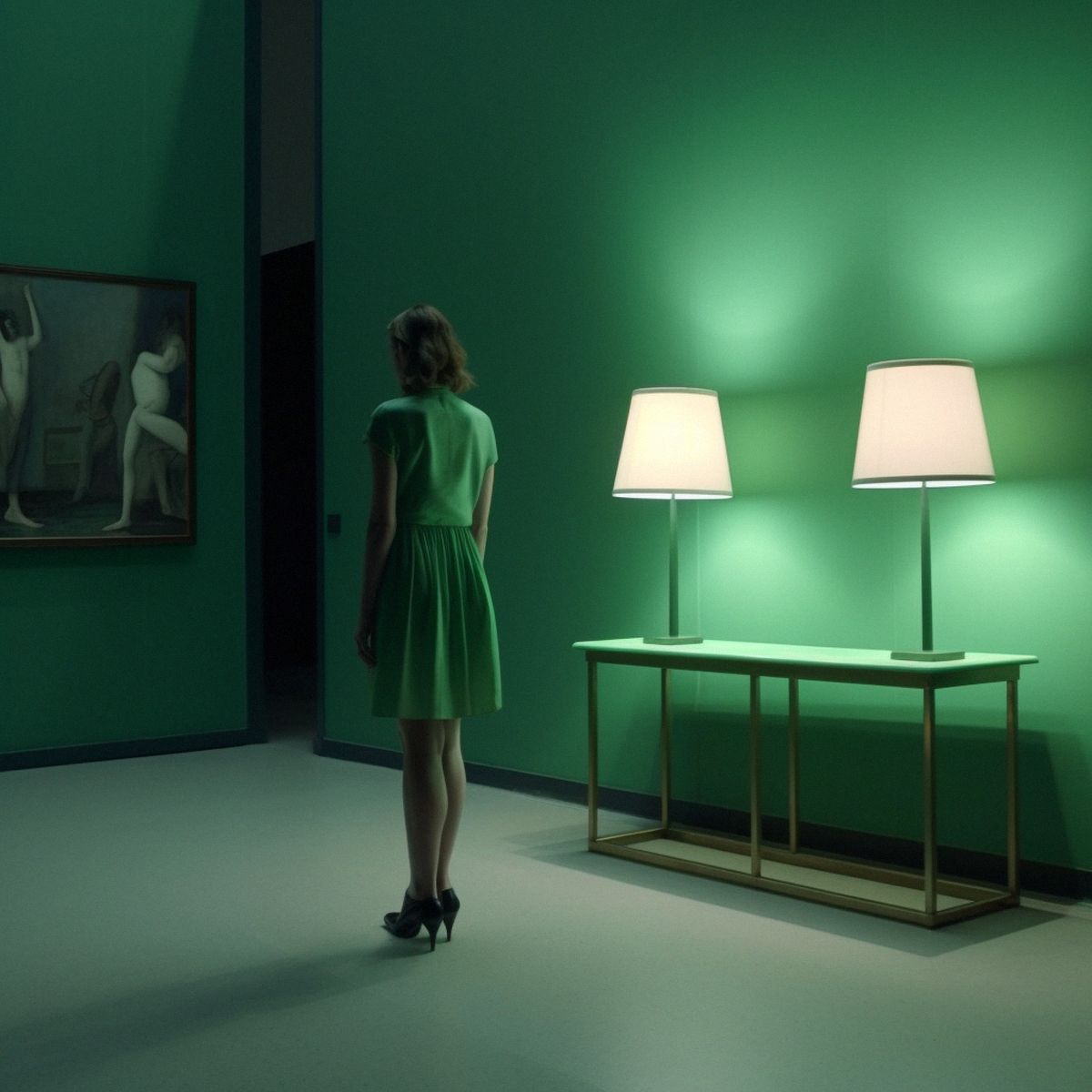Two legs abandoned at a Damien Hirsts dull solo show at n