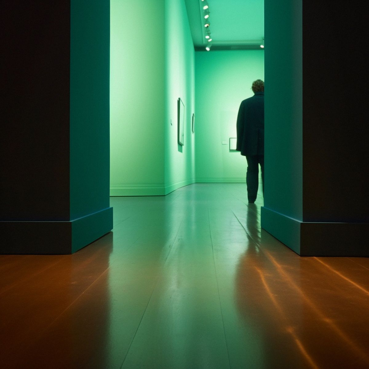 Two legs abandoned at a Damien Hirsts dull solo show at n