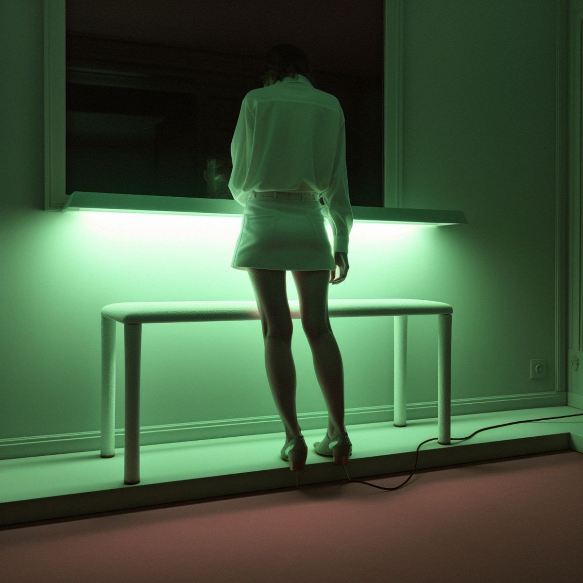 Two legs abandoned at a Damien Hirsts dull solo show at n